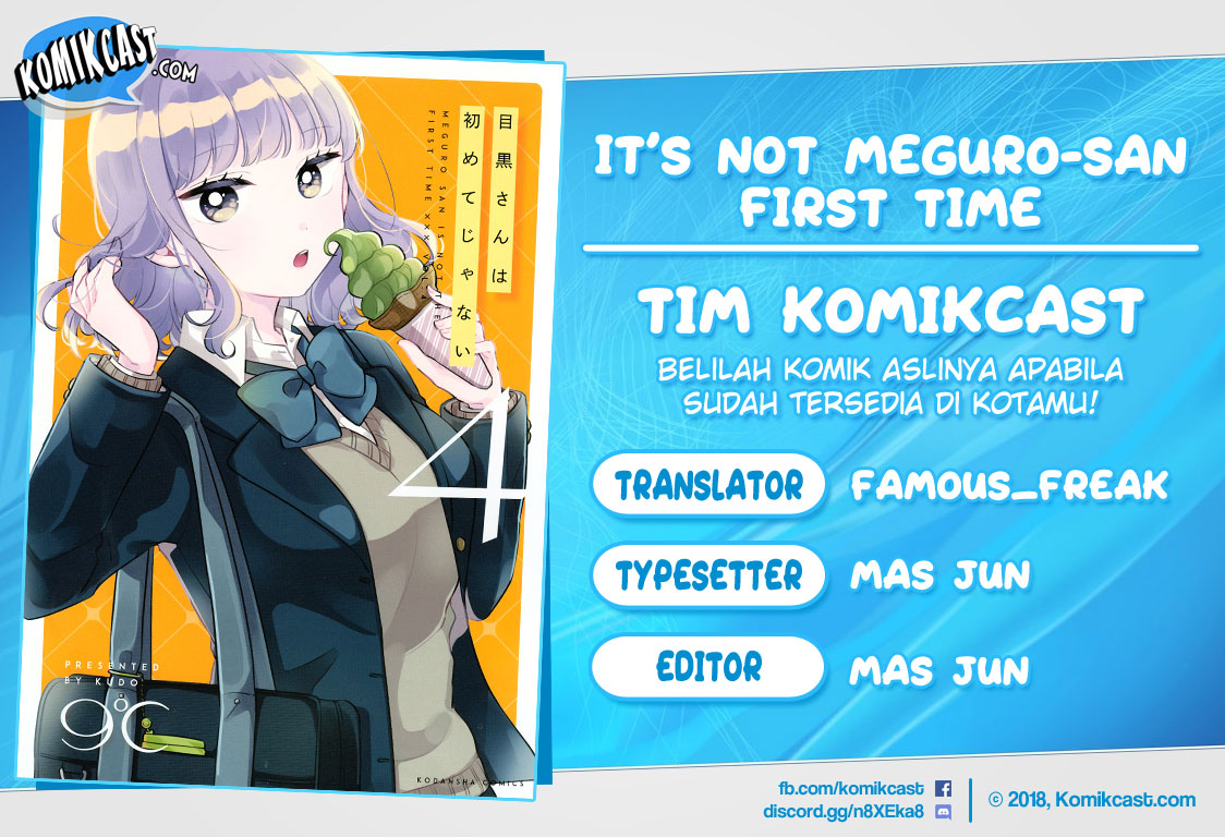 It’s Not Meguro-san’s First Time Chapter 26 Bahasa Indonesia